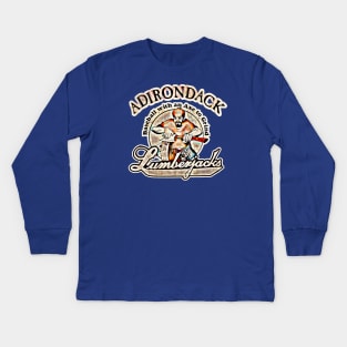 Adirondack Lumberjacks Baseball Kids Long Sleeve T-Shirt